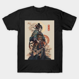 Japanese samurai princess T-Shirt